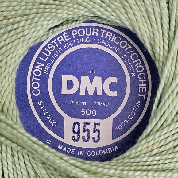 Lot of Vintage DMC Crochet Cotton - DMC B5200 & 955 - Picture 2 of 14